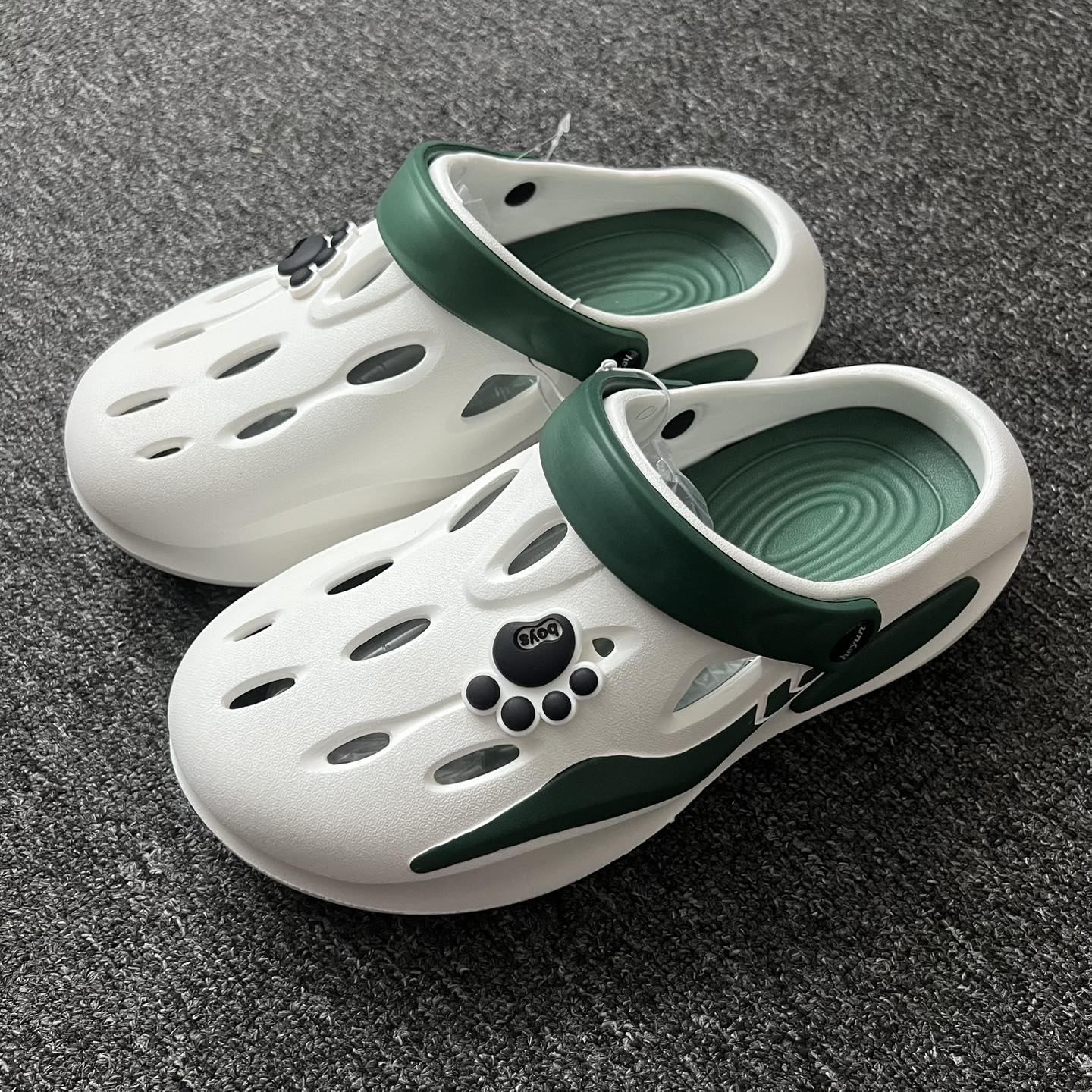 Green Crocs