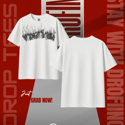 Men's Premium Dropshoulder (White)