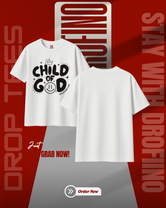 Men's Premium Dropshoulder (White)