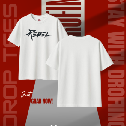 Men's Premium Dropshoulder (White)