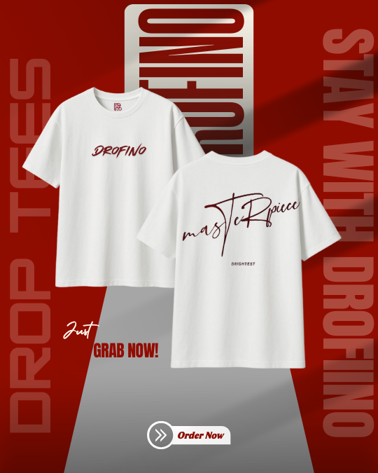 Men's Premium Dropshoulder (White)