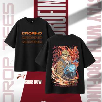 Men's Premium Dropshoulder (BLACK)