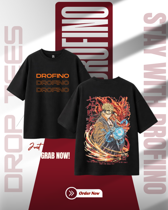 Men's Premium Dropshoulder (BLACK)