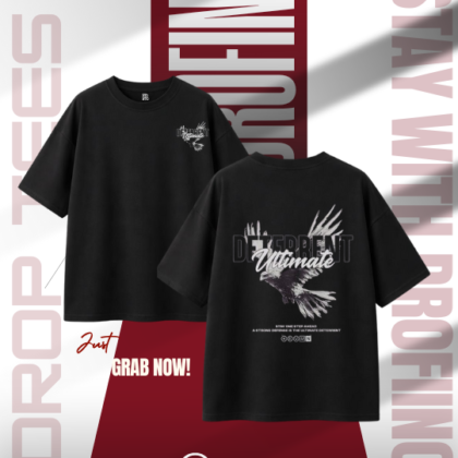 Men's Premium Dropshoulder (BLACK)