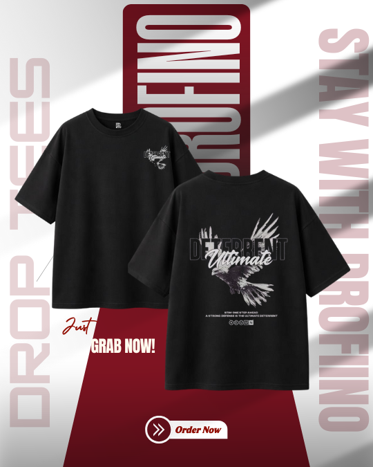 Men's Premium Dropshoulder (BLACK)