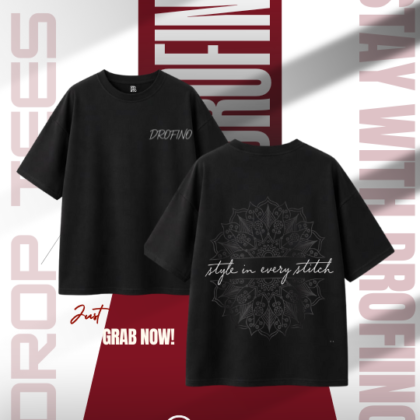 Men's Premium Dropshoulder (BLACK)