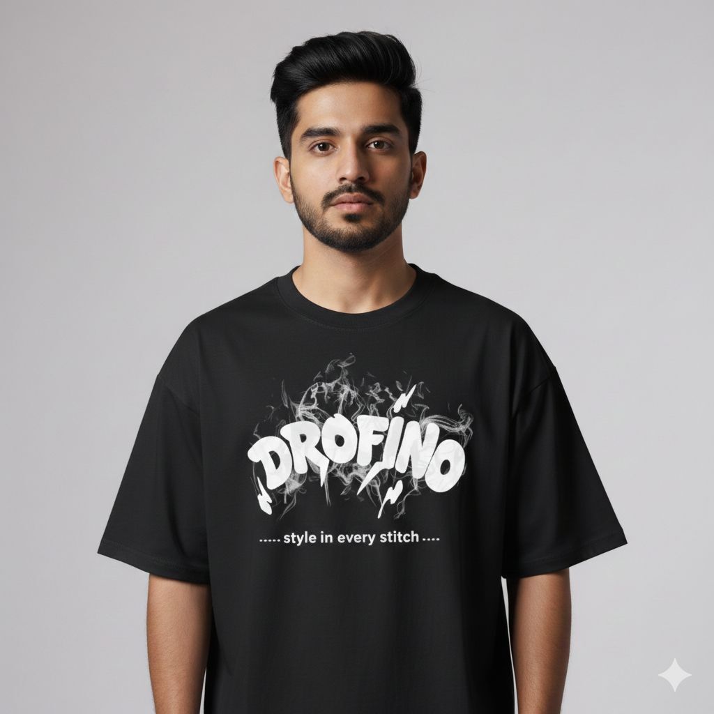 Men's Premium Dropshoulder (BLACK)